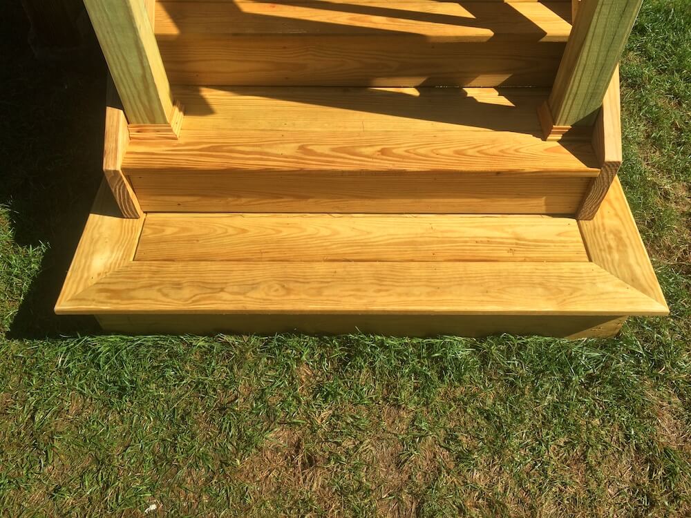 Minimalist Cost To Build Exterior Wood Stairs for Simple Design